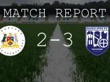 Match Report Bradford Park Avenue 2-3 Radcliffe