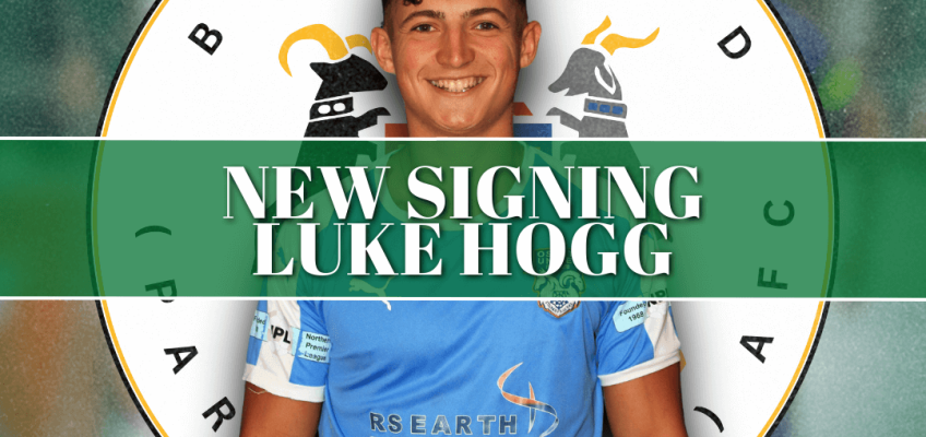 Avenue Sign Defensive Midfielder Luke Hogg.