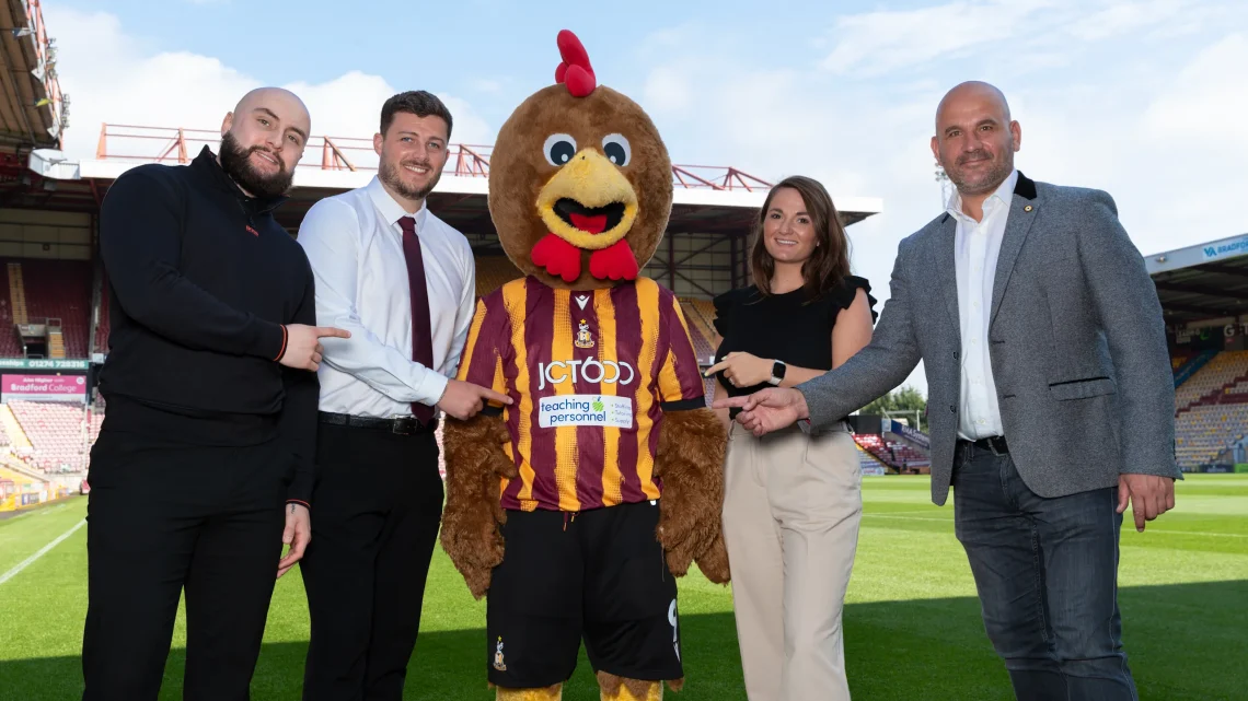 Bradford City Extends Partnership with Teaching Personnel