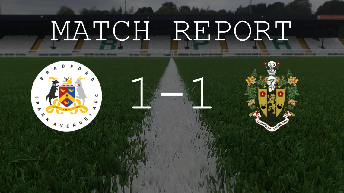 Avenue Held to 1-1 Draw by Brighouse Town