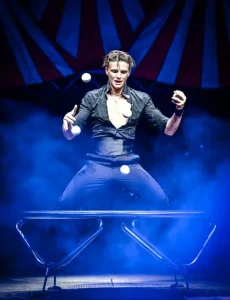 Darix De Bianchi Alvarez Performing For Circus Vegas