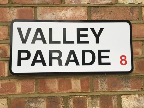 Valley Parade Street Sign