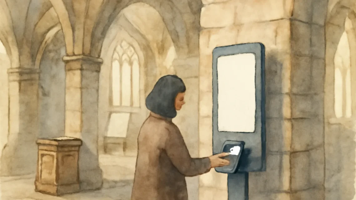 Bradford Cathedral Introduces Digital Donation Station Bradford Cathedral Introduces Digital Donation Station