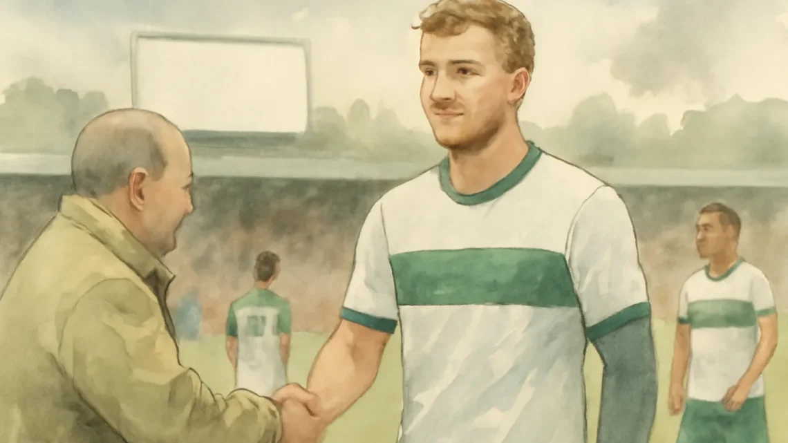 Bradford (Park Avenue) Sign Striker Adam Haw