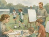 Creative Workshop for Young People at Horsfall Stadium