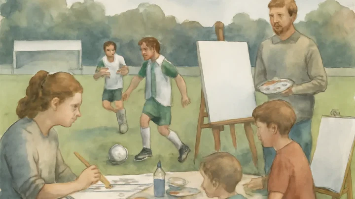 Creative Workshop for Young People at Horsfall Stadium