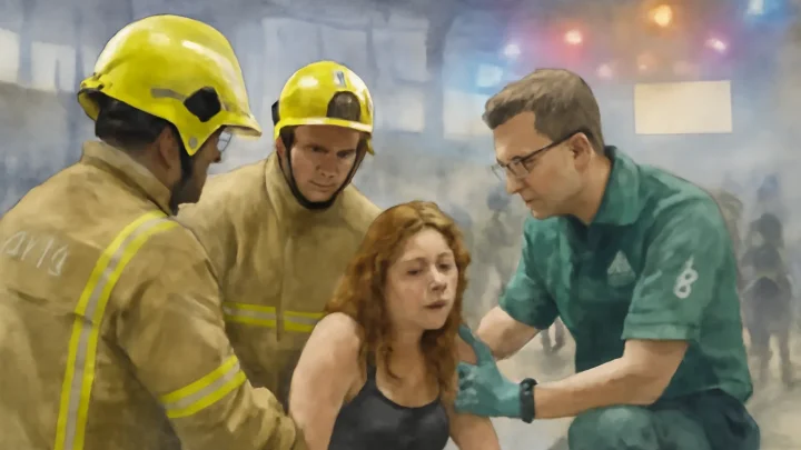 Bradford College Students Take Part in Emergency Services Drill