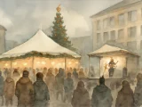 Christmas in the Courtyard Event at Darley Street Market
