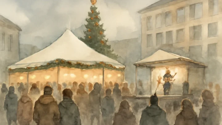 Christmas in the Courtyard Event at Darley Street Market
