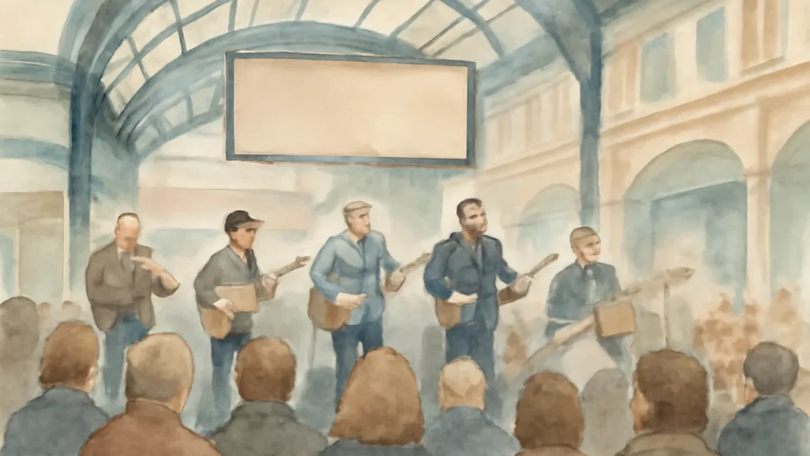 Live Music Event Featuring Hot Aire at Keighley Market