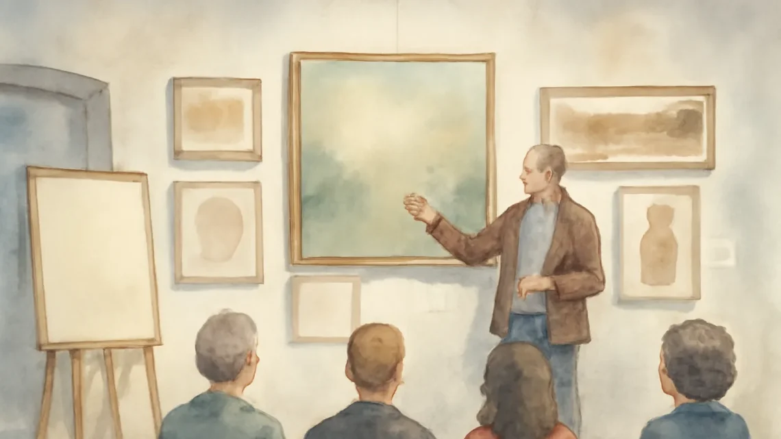 Meet the Curator Event at Bradford Art Show