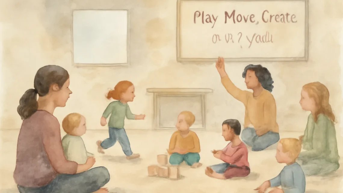 Play, Move, Create Session at Bradford Arts Centre