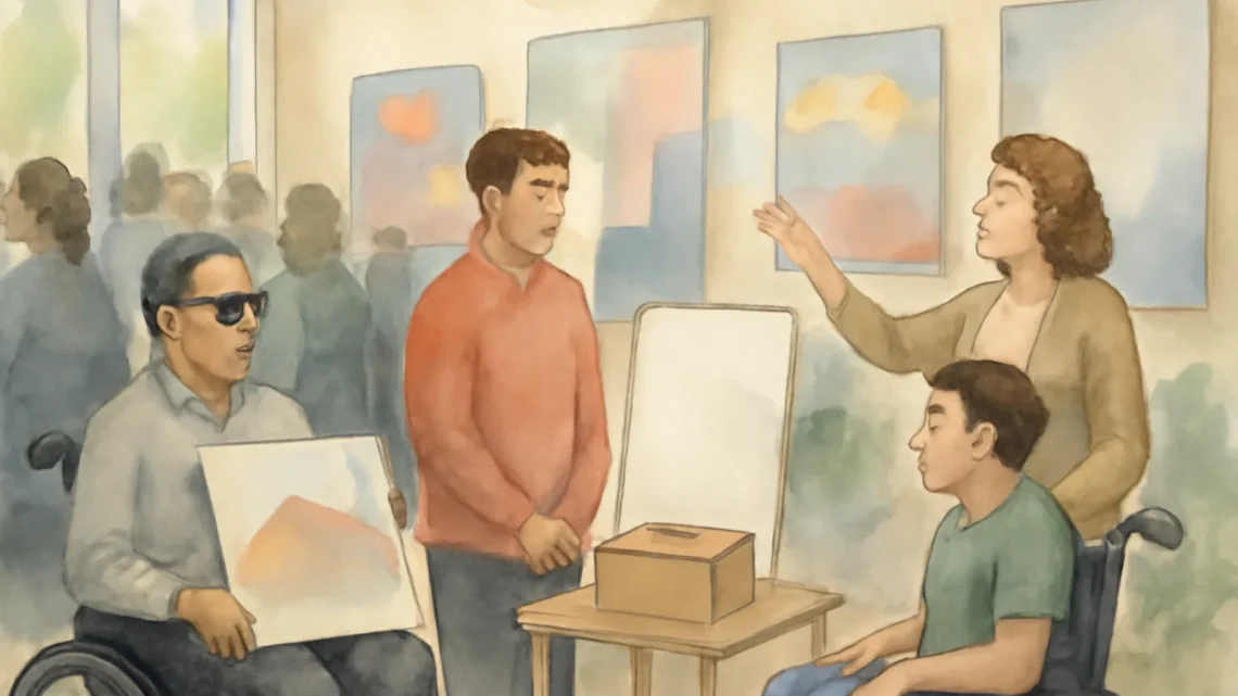 University Students Showcase Art in Inclusive Exhibition