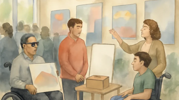 University Students Showcase Art in Inclusive Exhibition