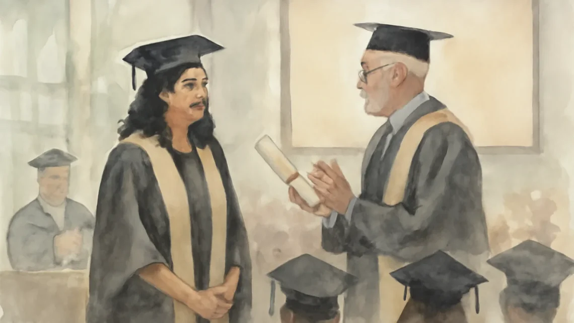 Arts Executive Receives Honorary Doctorate on Birthday