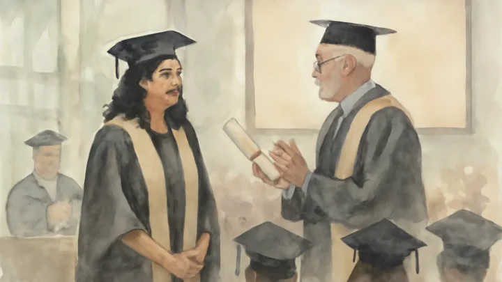 Arts Executive Receives Honorary Doctorate on Birthday