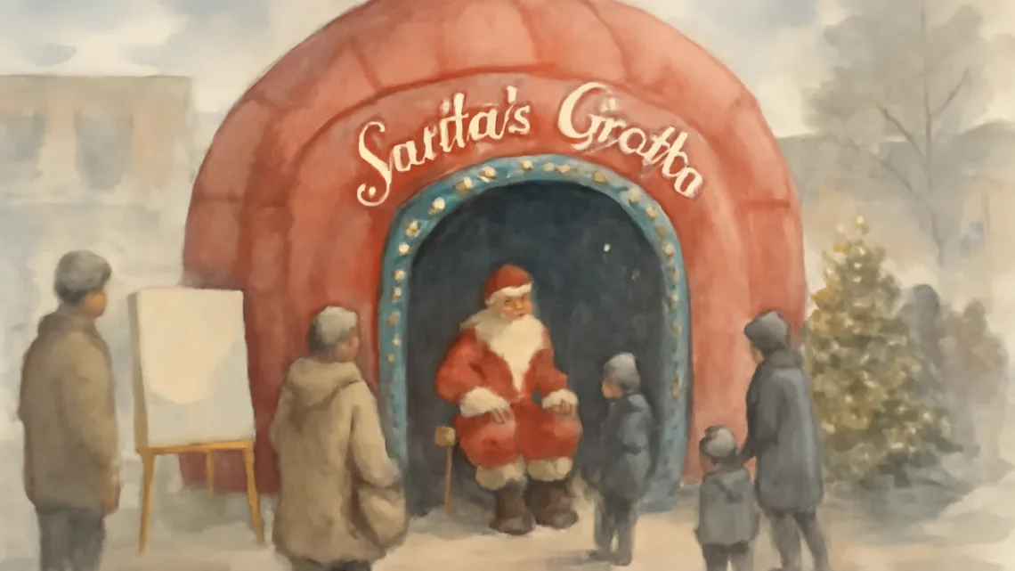 Last Minute Availability for Inflatable Santa’s Grotto