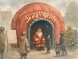 Last Minute Availability for Inflatable Santa's Grotto