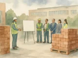 Bradford College Receives Brick Donation for Construction Training