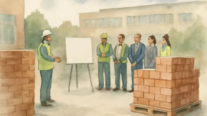 Bradford College Receives Brick Donation for Construction Training