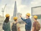 Bradford College Students Visit The Shard for Construction Insight