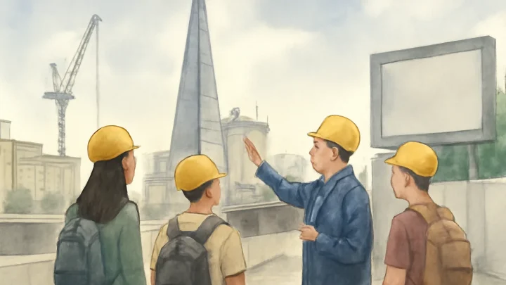 Bradford College Students Visit The Shard for Construction Insight