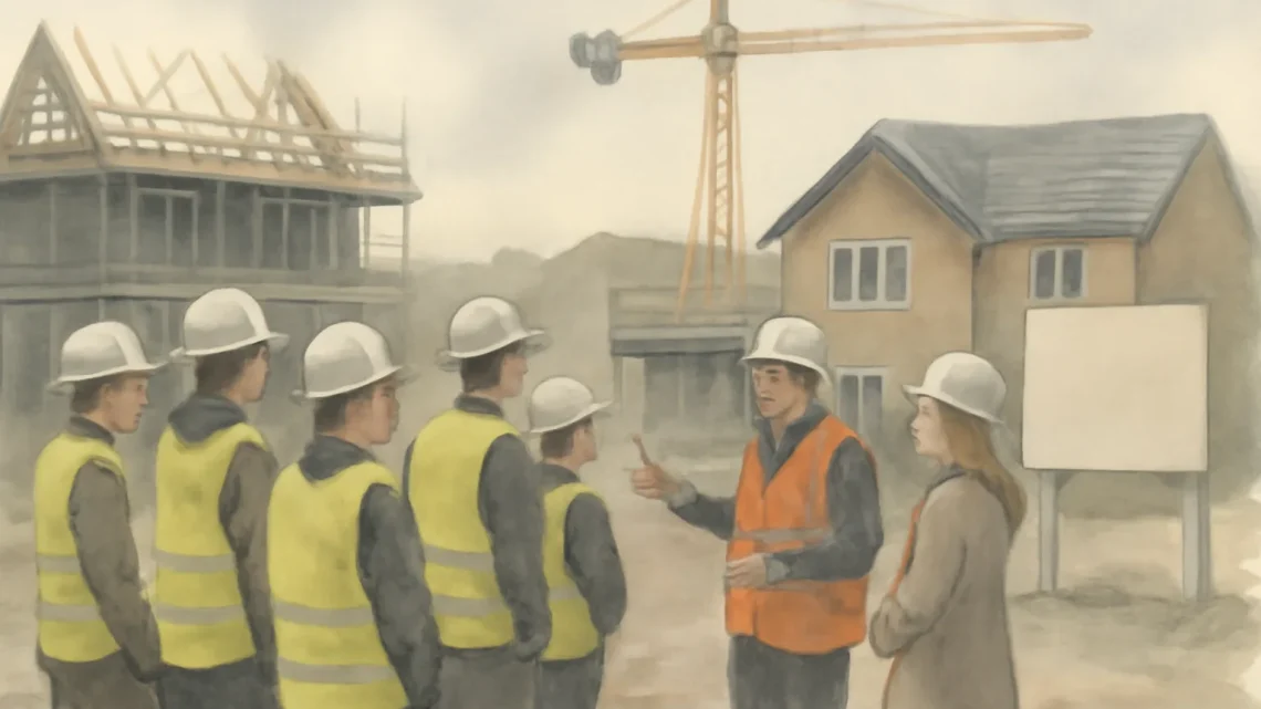 Construction Students Visit Persimmon Homes Site in Thackley