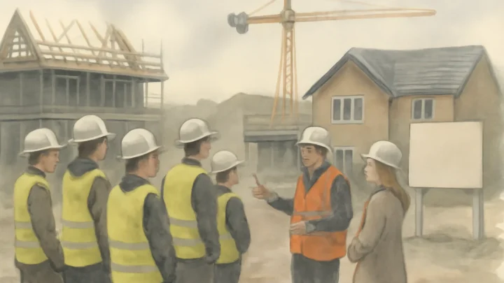 Construction Students Visit Persimmon Homes Site in Thackley