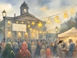 Eid Light Switch-On and Community Iftar in Keighley
