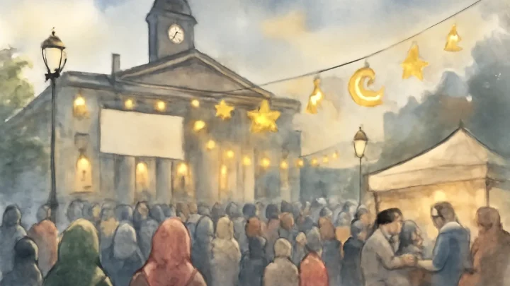 Eid Light Switch-On and Community Iftar in Keighley