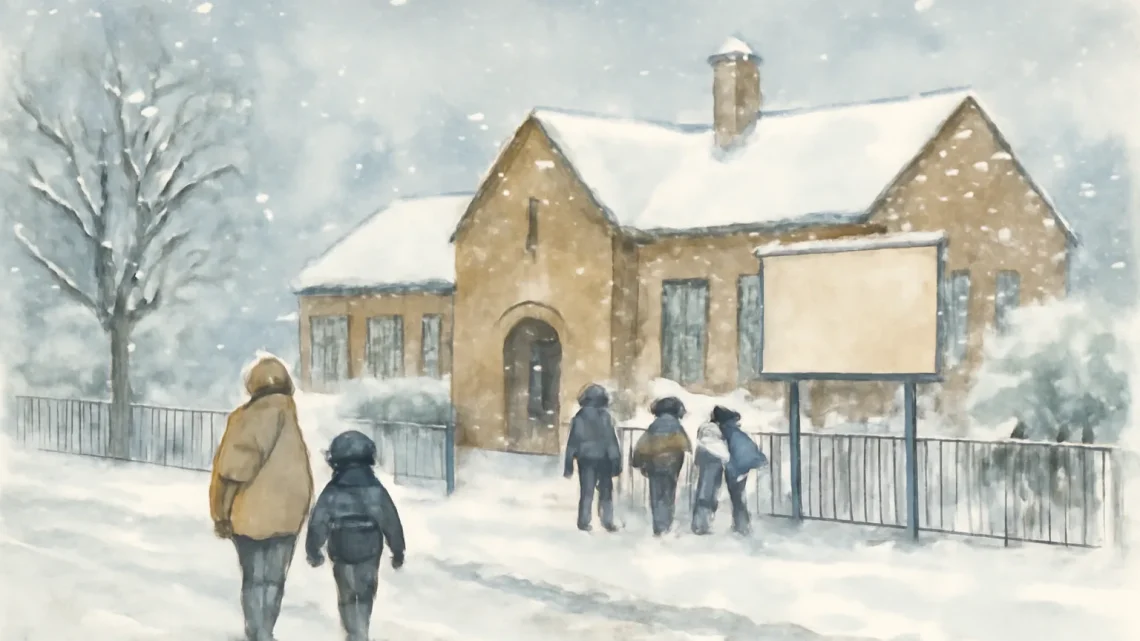 Russell Hall Primary School Closes Early Due to Snow
