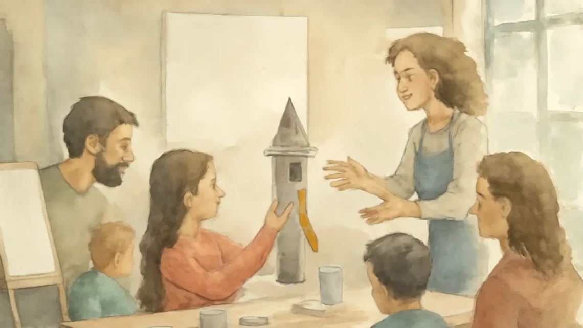 Family Make Space: Rapunzel Workshop at Bradford Arts Centre