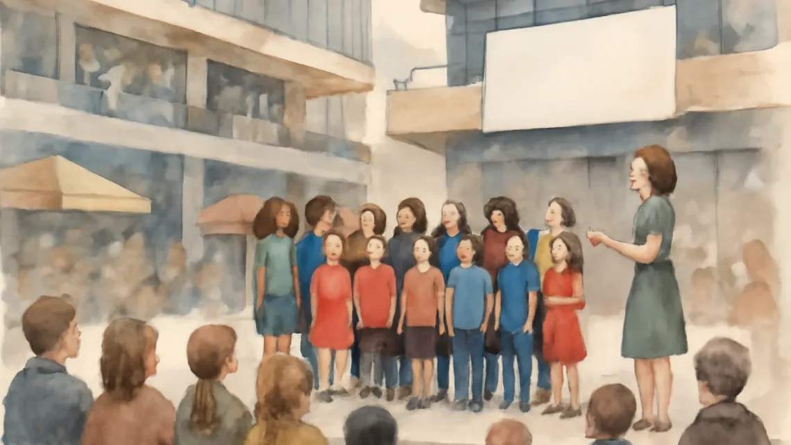 Live Music Performance by Kidz Choir at Darley Street Market