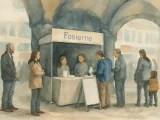 Fostering Information Stall at Darley Street Market