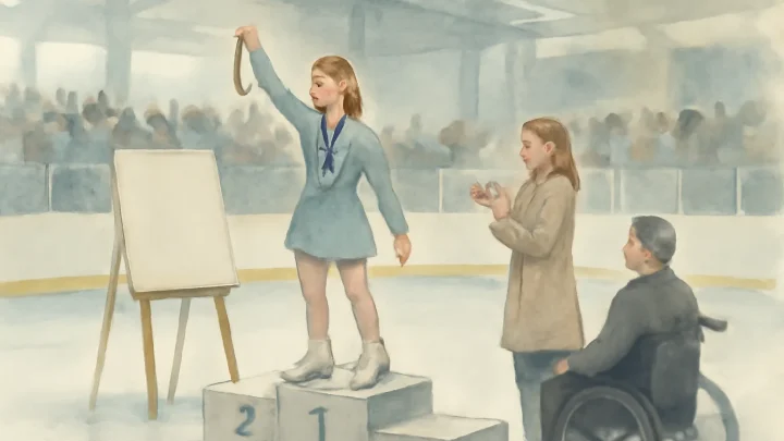 Local Student Wins Gold at British Open Inclusive Skating