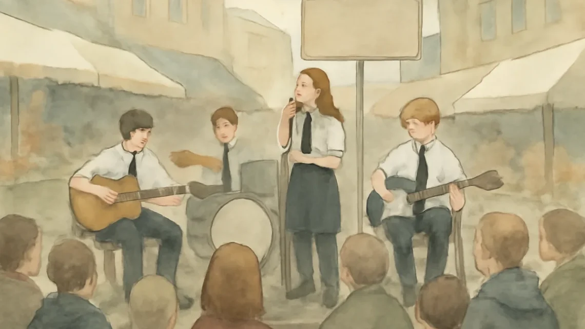 Beckfoot School Hosts Live Music at Darley Street Market