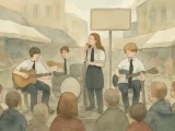 Beckfoot School Hosts Live Music at Darley Street Market