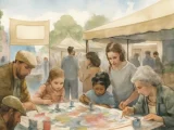 Community Art Workshop Marks Darley Street Market Anniversary