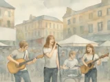 Live Music Performance at Darley Street Market