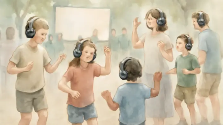 Daytime Silent Disco Event for School Holidays