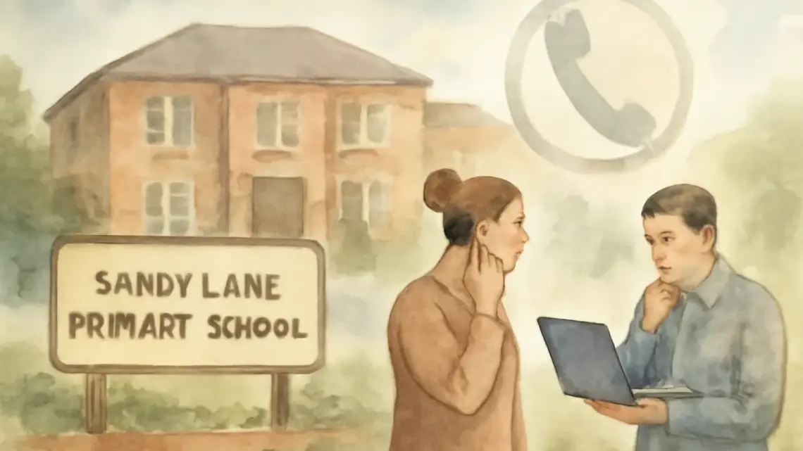 Phone Lines Down at Sandy Lane Primary School