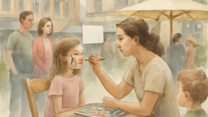 Free Face-Painting Event at Darley Street Market