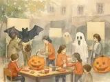 Halloween Workshop to Create Giant Bats and Ghosts